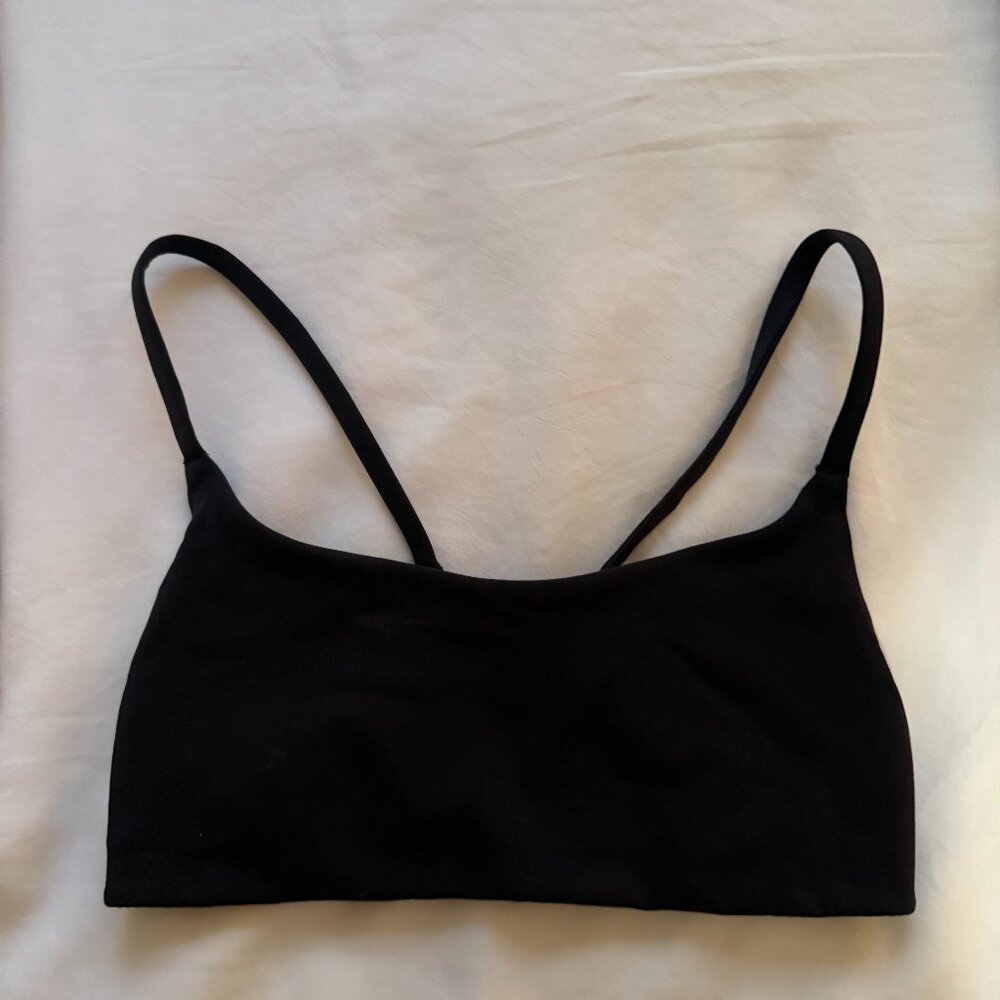 Lululemon Wunder Train Strappy Racer Bra Light Support, A/B Cup, Black, Size 4